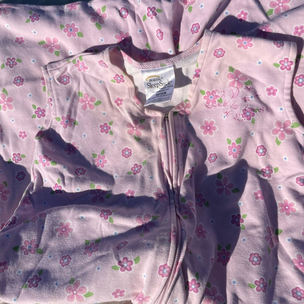 Halo Pink Floral Sleep Sack